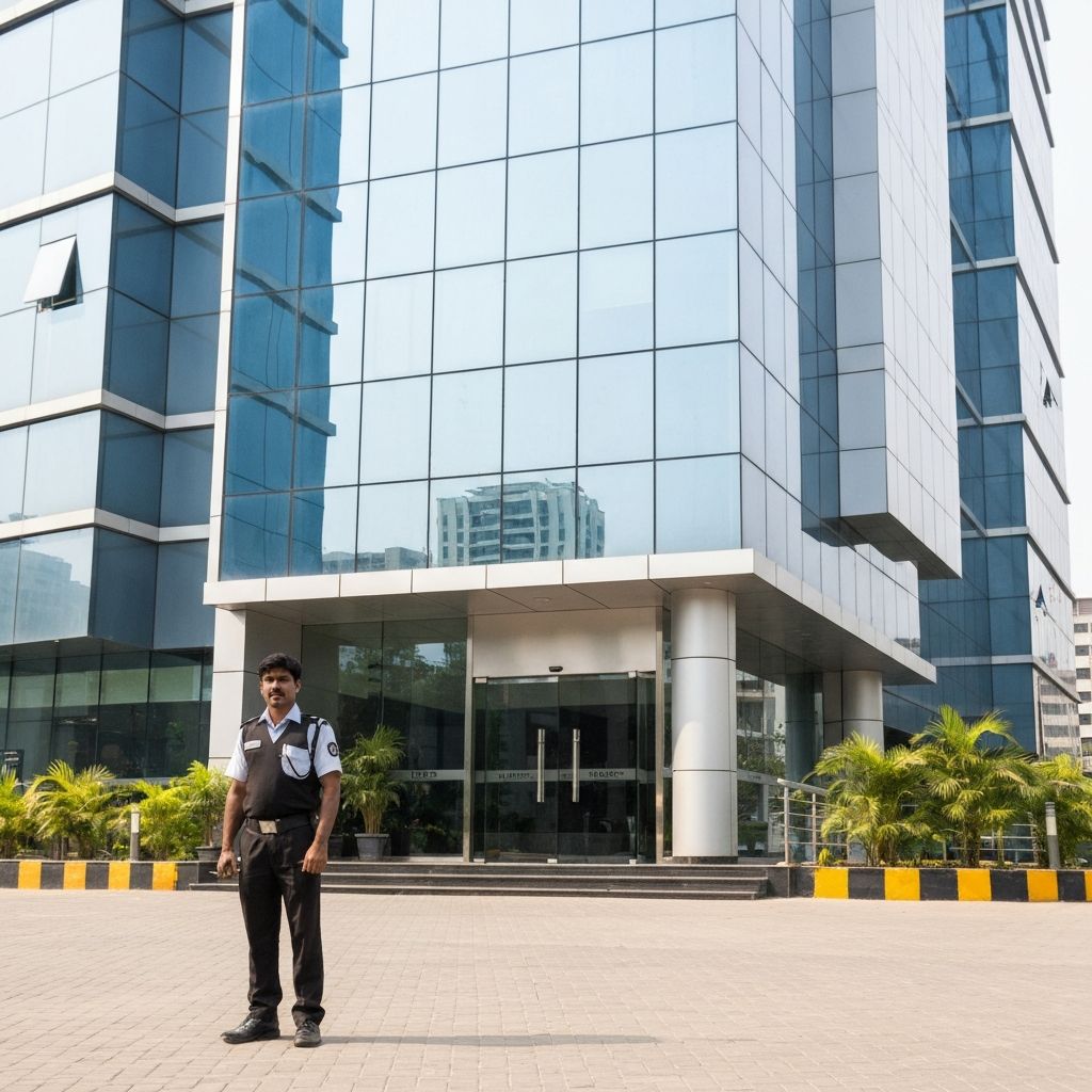 Professional Security at Corporate Building
